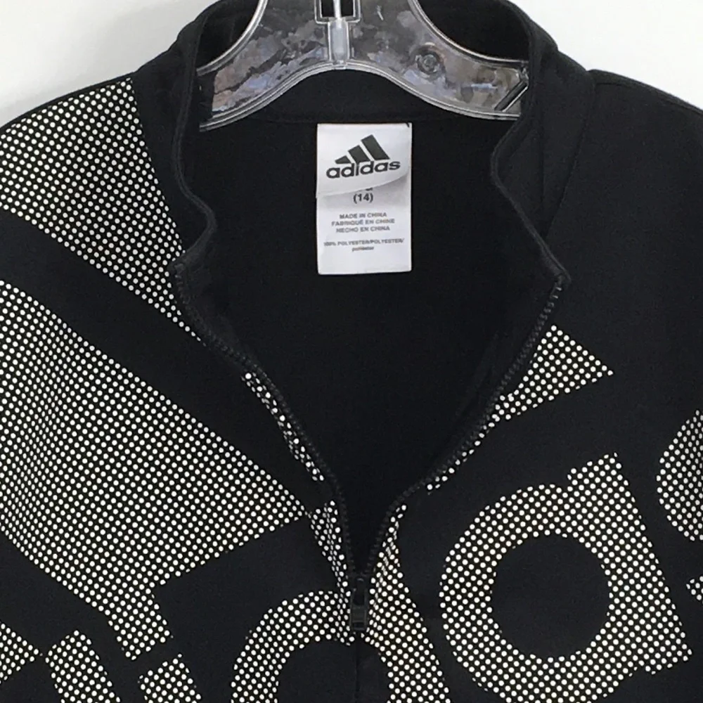 adidas zipper front